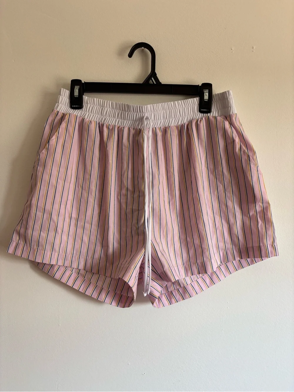 NWT Pink Striped Set - Short Sleeve Top & Shorts